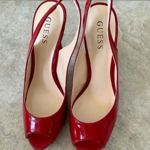 GUESS Red High Heels